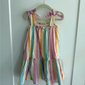 Cat & Jack Multicolor Striped Kids Dress